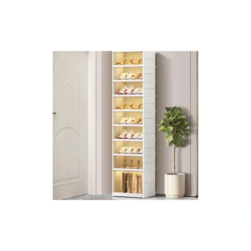 Cimlord 9-Tier Foldable Shoe Rack Organizer for Closet
