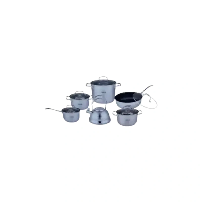 Korkmaz 11-Piece Stainless Steel Cookware Set