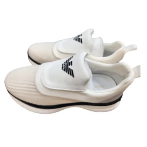 Giorgio Armani Men's Slip-On Sneakers - White Luxury Footwear