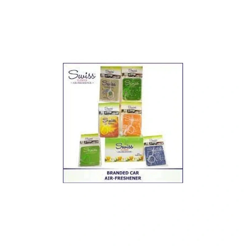 Swiss Branded Car Air Freshener - Long Lasting Assorted Scents