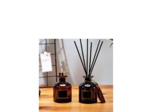 Elegant Glass Reed Diffuser Set - Stylish Home Fragrance
