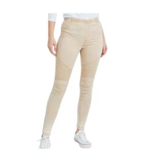 Beautiful Khaki Moto Jeggings