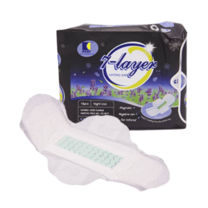 7-Layer Magnetic Negative Ion Sanitary Pad (Night Use) - Superior Comfort & Protection