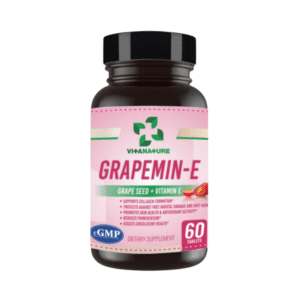 GRAPEMIN-E - Grape Seed + Vitamin E for Skin Health & Antioxidant Support