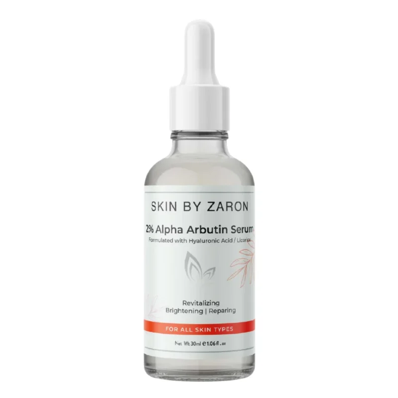 Zaron 2% Alpha Arbutin Serum: Revitalizing & Brightening with Hyaluronic Acid & Licorice