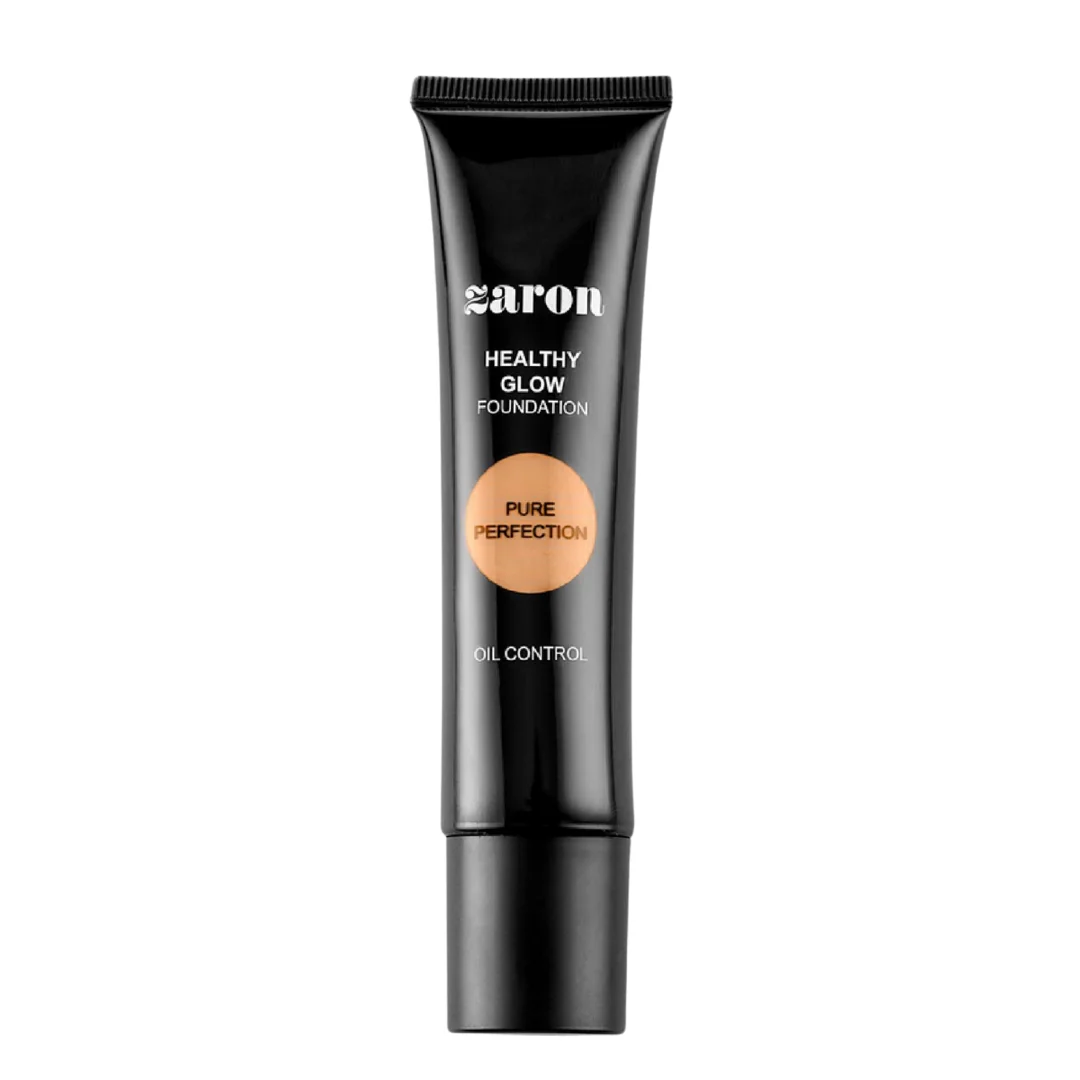 Zaron Healthy Glow Foundation: Pure Perfection for Oil Control