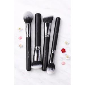 2-Piece Professional Face Sculpting Brush Set – Luxury Large Buffer & Powder Brushes