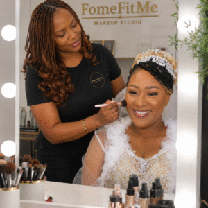 Professional bridal makeup