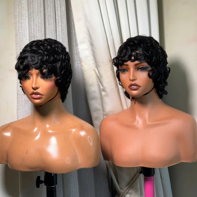 Rose Wave Wig, Vintage Short Curly Style - Image 3