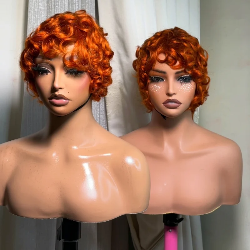 Rose Wave Wig, Vintage Short Curly Style - Image 4