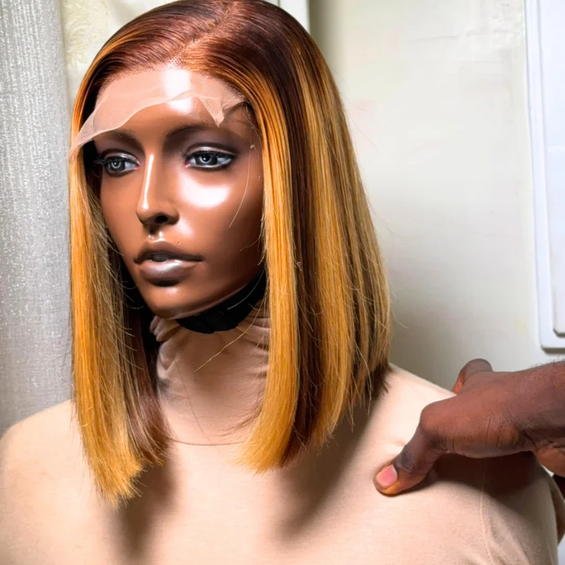 SDD 5x5 Lace Closure Bob Human Hair Wig