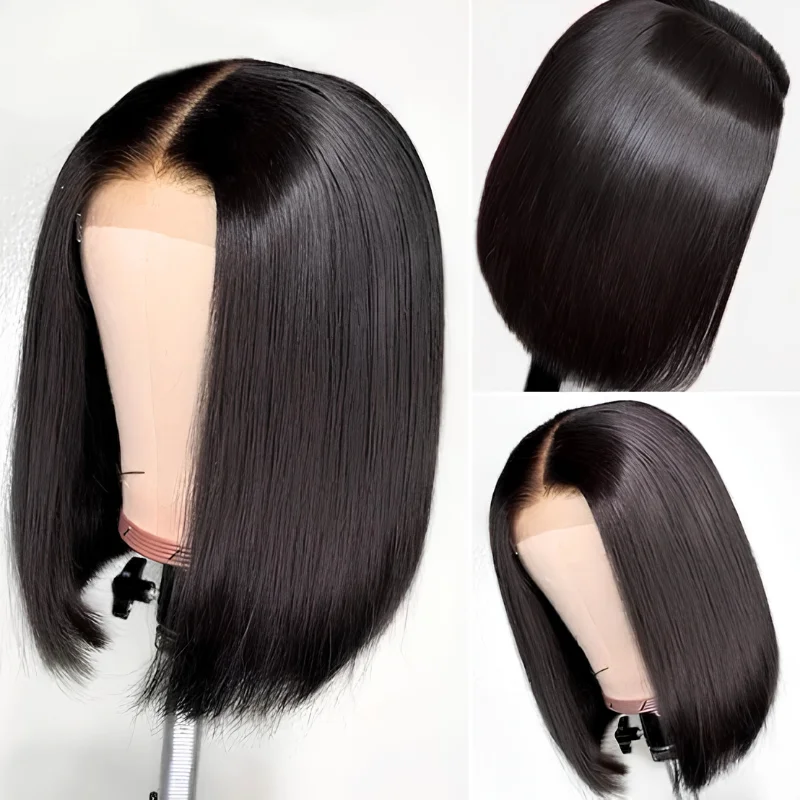 Buy 4x4 Lace Closure Bob Human Hair Wig